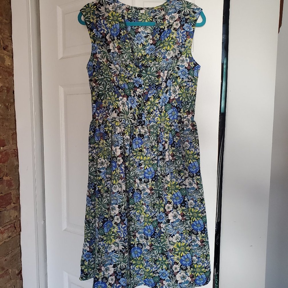 Large floral dress